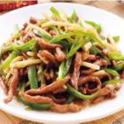 牛肉とピーマンの炒め