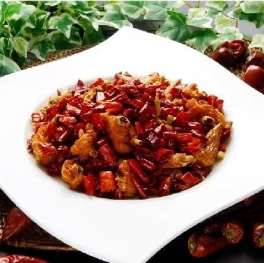 鶏肉のピリ辛炒め