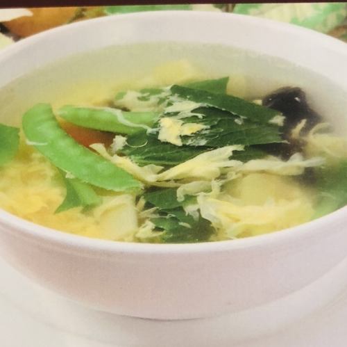 玉子と野菜スープ