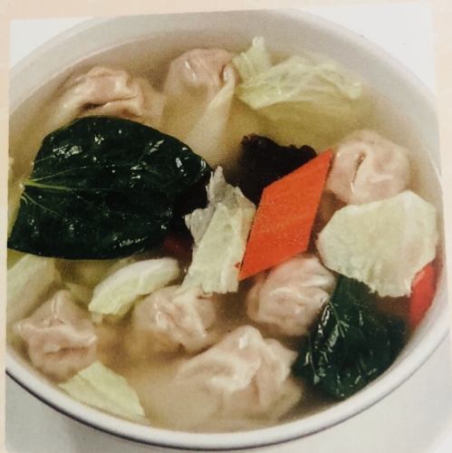 海老入りワンタンスープ