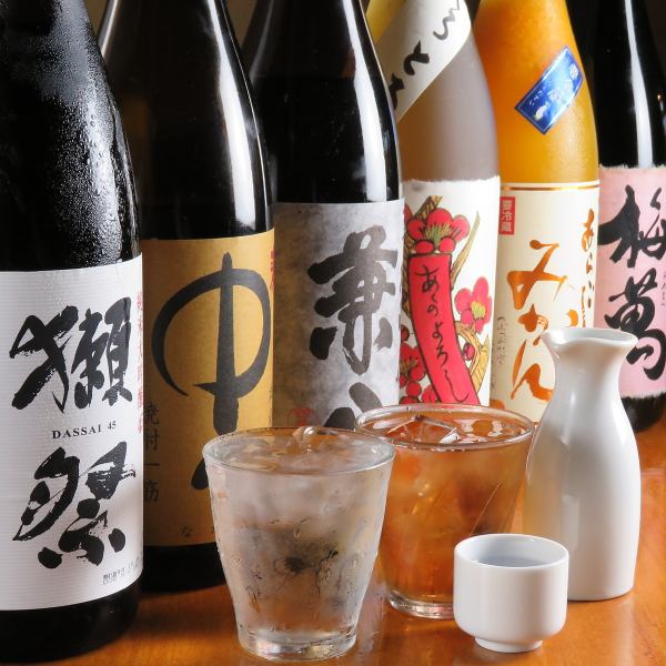 [提供各种各样的饮料]超过390种丰富的饮料390日元（含税）〜♪/清酒，烧酒，果酒等总是很丰富！