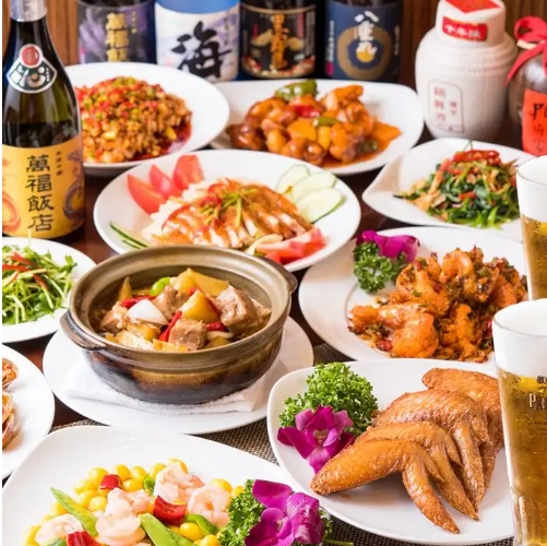 本格中華食べ放題に２時間飲み放題付き！