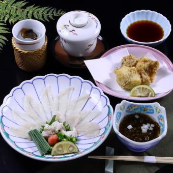Limited time offer from February 1st to April 30th! [Counter only] Get a great deal on fugu dishes with the "Fugu Evening Drink Set" for 3,800 yen
