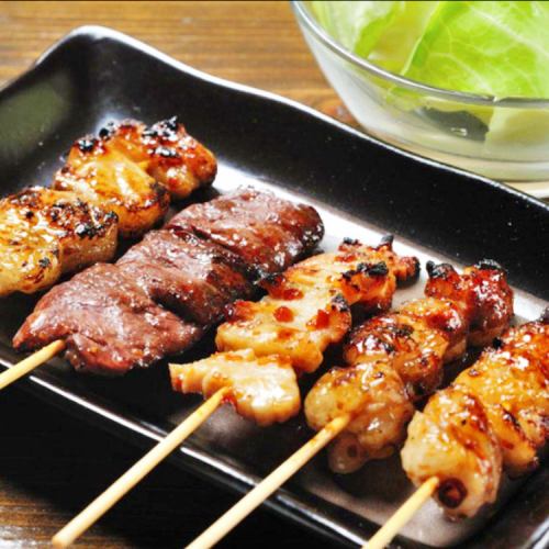 おまかせ串五本盛り