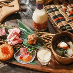 アイヌ創作料理セット（カムイトノト1杯付き）