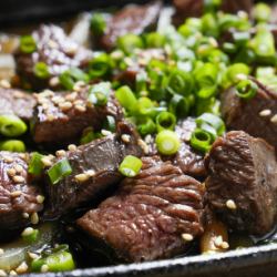 羆（ひぐま）のひと口ステーキ