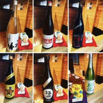 【提供無限暢飲! 】我們常備有10種精選純米酒。