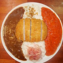 あい盛りロースかつカレー
