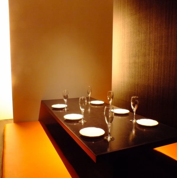 【1 F】 This is a private room ♪ We can freely choose private rooms depending on the number of people ... I am pleasantly surrounding you ★