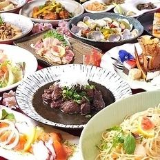 [Luxurious 100-item all-you-can-eat and drink for 120 minutes] Horse sashimi, sashimi, domestic beef, and more, 100-item luxurious all-you-can-eat and all-you-can-drink ⇒ 5,500 yen