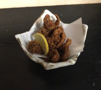 いかのガーリックバター焼き/いかの照焼き/いかの唐揚げ