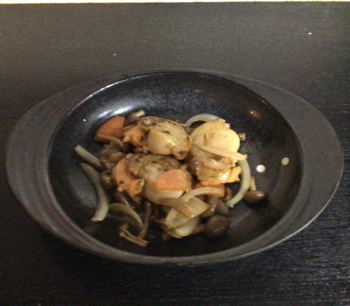 北海道産帆立バター醤油焼き