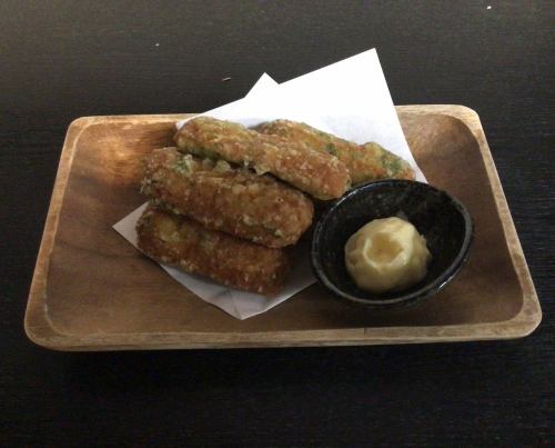 ちくわの磯辺揚げ/揚げとうもろこし