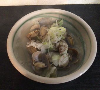 あさりの酒蒸し