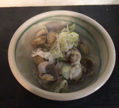 あさりの酒蒸し