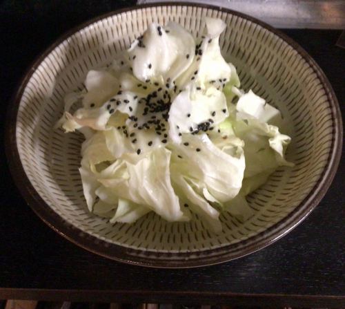 やみつきキャベツ