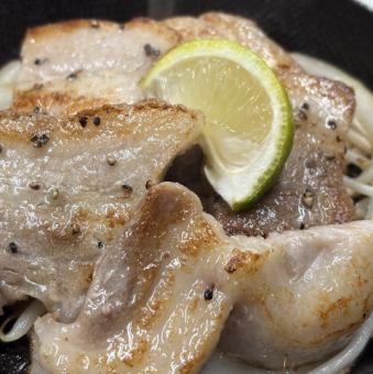 豚ばらの塩焼き