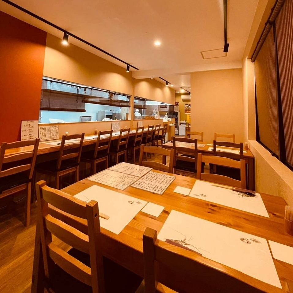 A restaurant with a calm atmosphere perfect for company parties