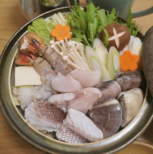 【회사의 연회, 술집에 추천】 신선한 해산물을 사용한 냄비 요리 ☆