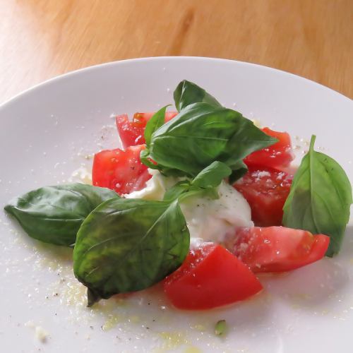 Burrata cheese caprese