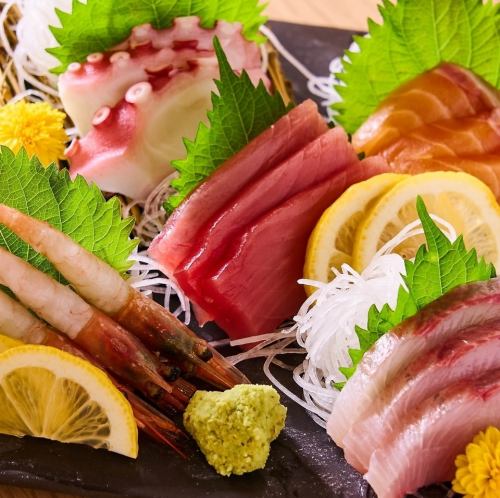 一番おすすめはやはり「お刺身」や「お造り」。