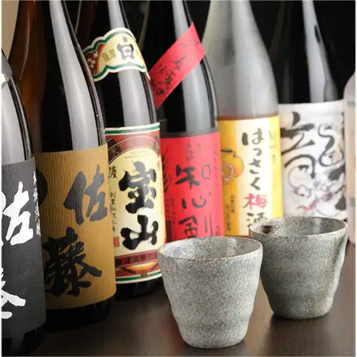 You can add shochu and wine to your all-you-can-drink plan.