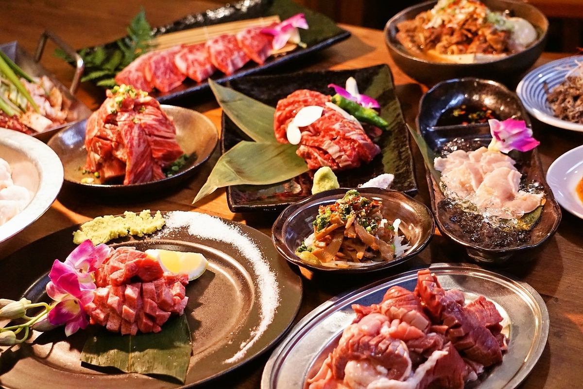 There is also a course with delicious meat and all-you-can-drink ◎