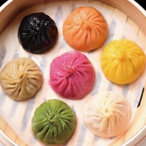 当店自慢の「七色小籠包」