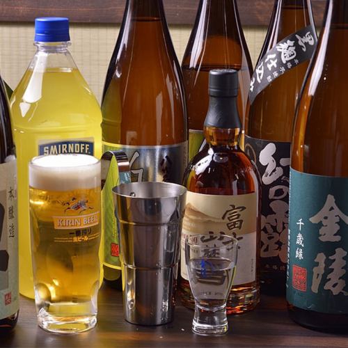十種類以上の日本酒を取り揃えてます
