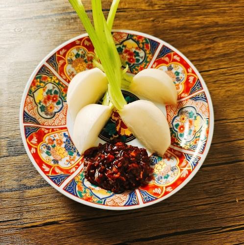 [Small side dish] Raw turnip miso