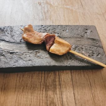 Aged beef tongue skewers