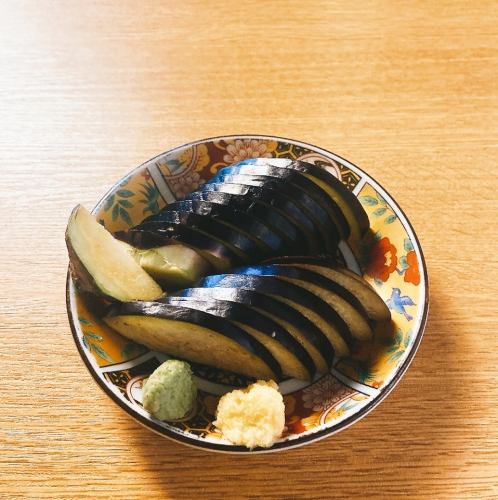 Water eggplant sashimi