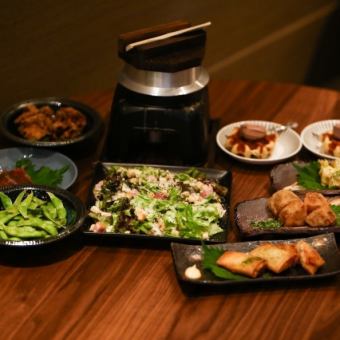 【4,500円 2h飲み放題付】クツロギヤのプレミアムコース