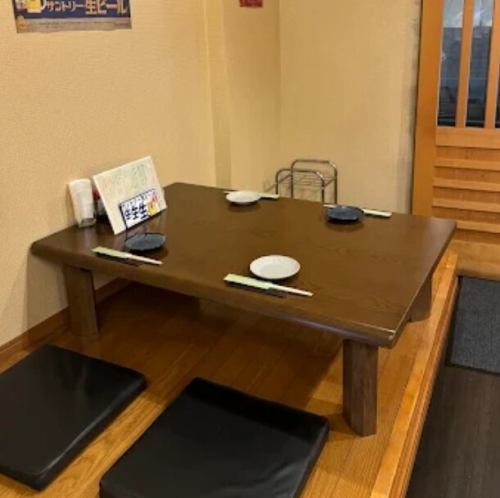 幅広いシーンで活躍するお座敷席は普段使いも大歓迎です