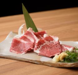 [Horse meat sashimi] Lean horse meat sashimi