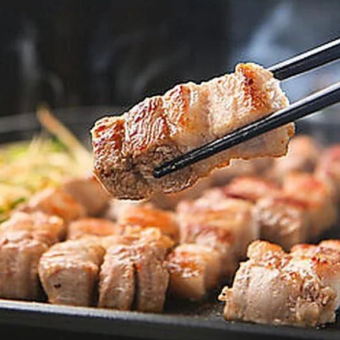 【120分飲み放題付き】サムギョプサルコース(1人前)6050円(税込)※4人前から利用可能