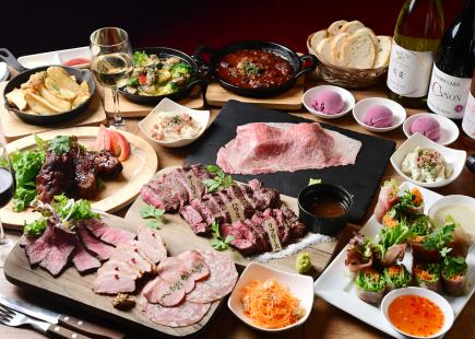 【3种顶级牛排及和牛寿司】豪华套餐，含2小时畅饮★ 预订及优惠券 ¥8000⇒¥7000