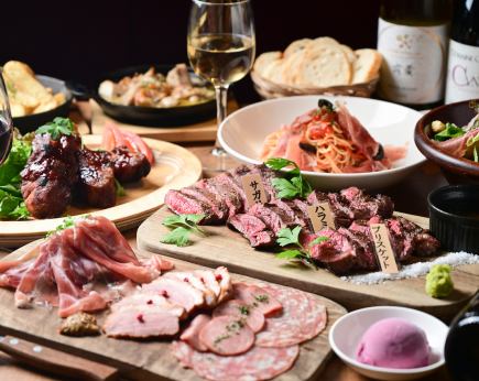 2小时内享用3种牛排和带肋骨牛排，畅饮无限量【肉类套餐】使用优惠券可将价格从6000降至5000