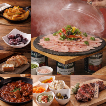 ローストポークの新コース【バゲット食放付】◎クーポン使用で飲放付き￥6000⇒5000コース(16品)