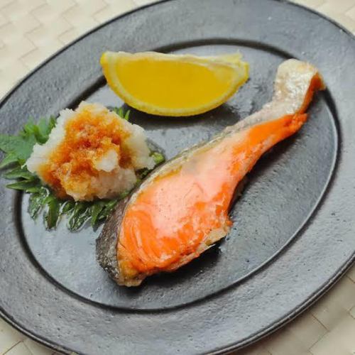 “銚子港直送” 銀鮭の塩焼き／Salt-Grilled Silver Salmon - From Choshi