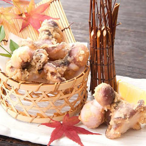 “銚子港直送” いいだこの唐揚げ／Fried Baby Octopus - Fresh from Choshi Port