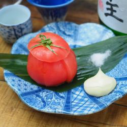 冷たいトマト