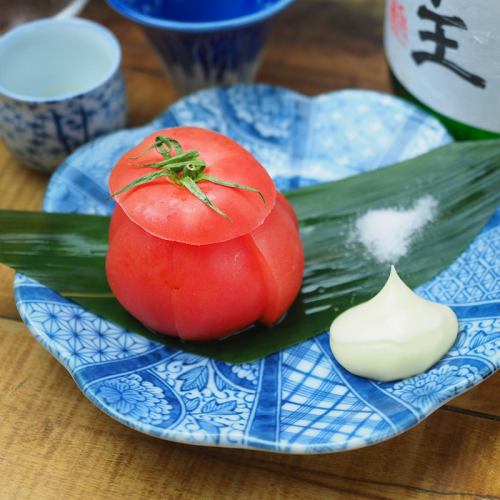 冷たいトマト