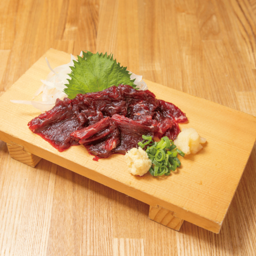 Jinbei whale sashimi