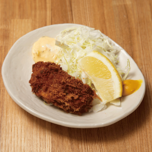 1 fried oyster