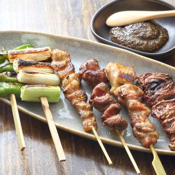 拘りの焼き鳥をどうぞ