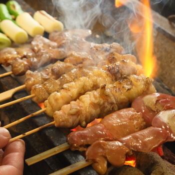 店主オススメ！炭火焼き串盛り合わせ