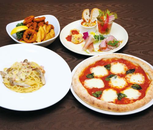 · 오늘의 전채 모듬 · 오늘의 튀김 2 종 모듬 · 좋아하는 피자 · 좋아하는 생 파스타