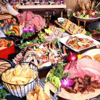 ☆120分食べ飲み放題☆ 期間限定 屋上ビアガーデン 6,000円 (屋外席)