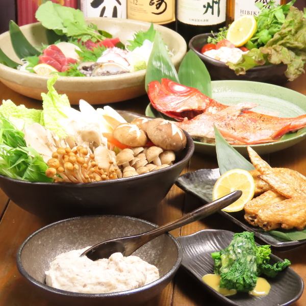 【大満足の宴】Kaiコース◆名物料理を網羅した一番人気のプラン